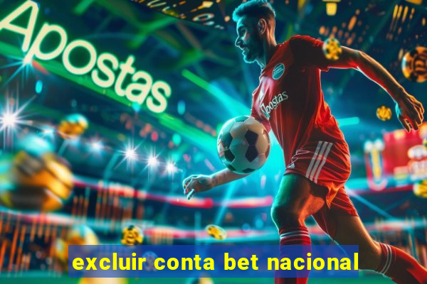 excluir conta bet nacional